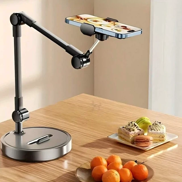 Main image of Bks Adjustable Phone Holder Multi-Angle Desktop Stand Live Streaming Selfie Tripod Video Recording Online Classes Vlog Lazy Stand