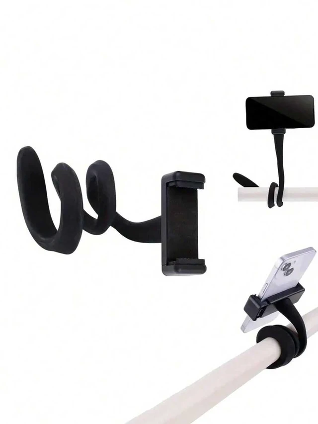 Alt view image 3 of 7 - Bks Flexible Silicone Phone Holder For Baby Stroller Universal Mount Portable Gooseneck Adjustable Arm Clamp