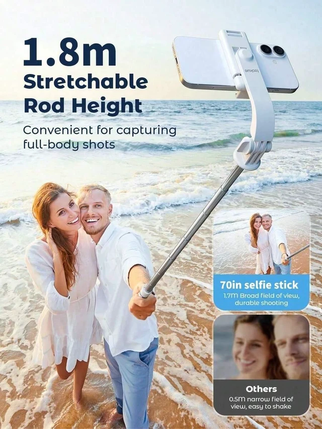 Alt view image 7 of 7 - Bks Pink Extendable Selfie Stick Tripod With Wireless Remote & Fill Light Compatible With iPhone Android Smartphone For Travel Vlog Video