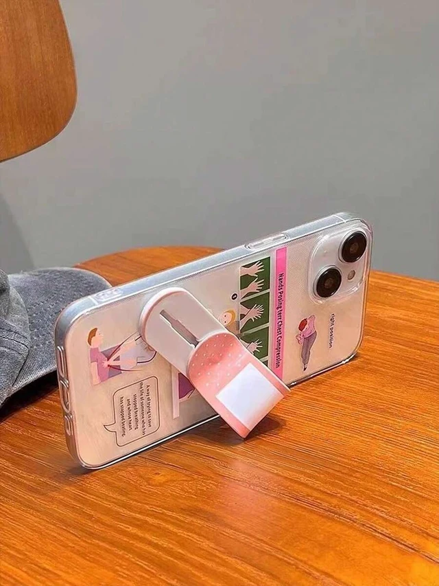 Alt view image 4 of 7 - Bks Creative Bandage Design Phone Holder Stand Multicolor Hands-Free Car Dashboard Grip Compatible iPhone Android Smartphone Accessory
