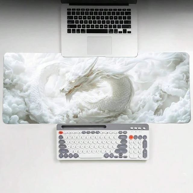Alt view image 3 of 7 - Bks 60cm x 35cm Large Gaming Mouse Pad Non-Slip Rubber Base Desk Mat For Computer Keyboard Home Office