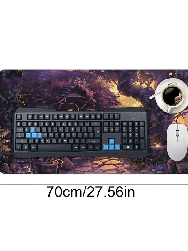 Alt view image 5 of 5 - Bks Large Gaming Mouse Pad, Non-Slip Rubber Base, Smooth Surface Desk Mat For Office Home Setup