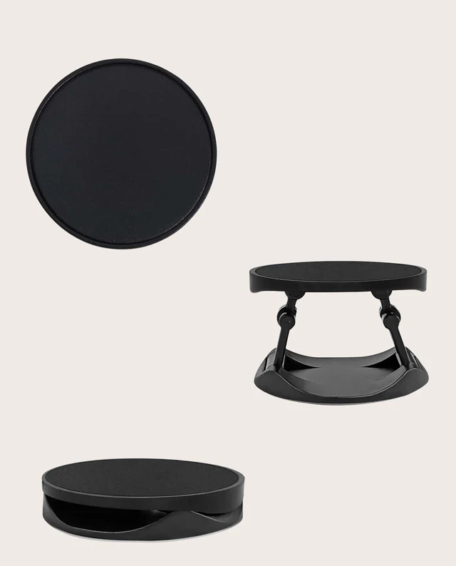 Alt view image 7 of 7 - Bks 1pc Plain Stand-Out Phone Grip Compatible With IPhone Android Push-Pull Holder Gift For Birthday Family Friends