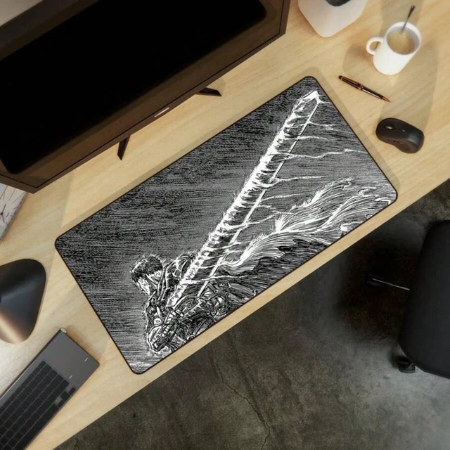 Alt view image 3 of 7 - Bks Large Mouse Pad 60cm x 35cm x 3mm Non-Slip Rubber Base Polyester Surface Gaming Desk Mat for PC