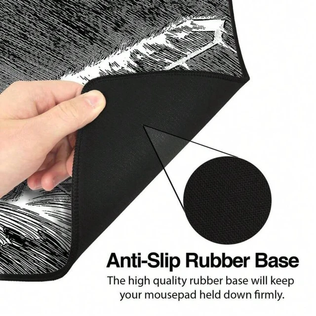 Alt view image 5 of 7 - Bks Large Mouse Pad 60cm x 35cm x 3mm Non-Slip Rubber Base Polyester Surface Gaming Desk Mat for PC