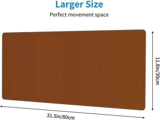 Alt view image 3 of 6 - Bks Extended Large Gaming Mouse Pad XL Desk Mat 31.5 X 11.8 Inch Stitched Edges Smooth Surface For Home Office