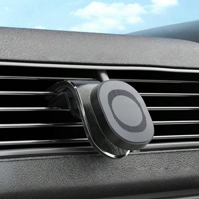Main image of Bks 1pc Magnetic Car Phone Holder Air Vent Mount Clip-On Sturdy Fixation Stable Attachment for Bumpy Roads