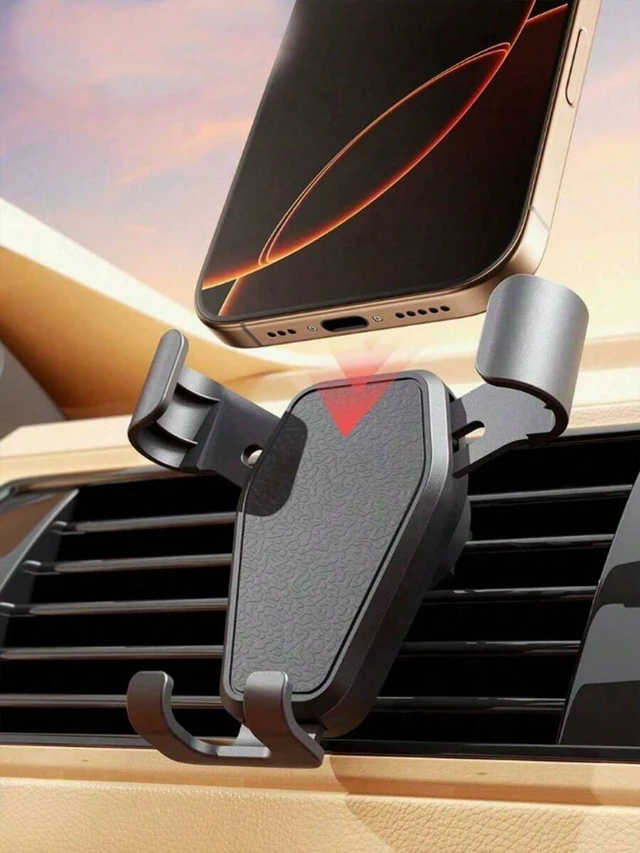 Alt view image 2 of 6 - Bks 1pc Phone Car Mount Air Vent Multi-Function Bracket Navigation Holder Accessories