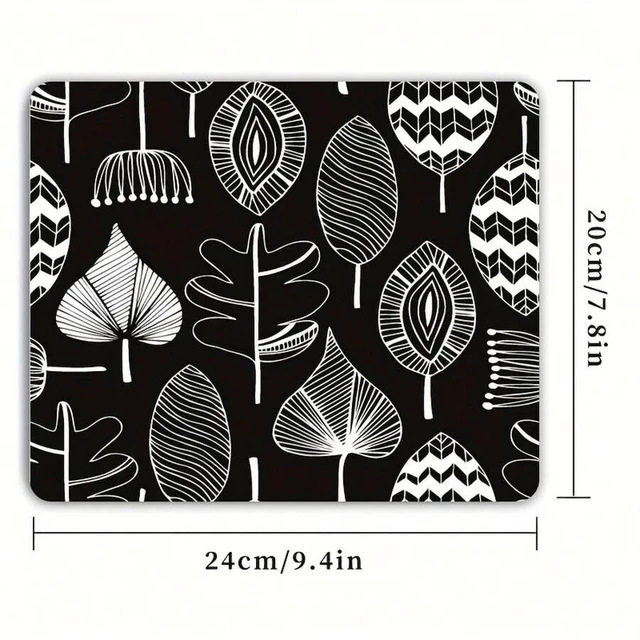 Main image of Bks 1Pc Line Umbrella-Shaped Rubber Mouse Pad, Rectangular Non-Slip Mini Gaming Mat For Computer And Office Use, Portable Desktop Mouse Pad With Special Anti-Slip Function