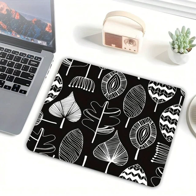Alt view image 3 of 7 - Bks 1Pc Line Umbrella-Shaped Rubber Mouse Pad, Rectangular Non-Slip Mini Gaming Mat For Computer And Office Use, Portable Desktop Mouse Pad With Special Anti-Slip Function