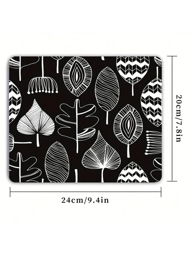 Alt view image 2 of 7 - Bks 1Pc Line Umbrella-Shaped Rubber Mouse Pad, Rectangular Non-Slip Mini Gaming Mat For Computer And Office Use, Portable Desktop Mouse Pad With Special Anti-Slip Function