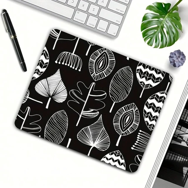 Alt view image 4 of 7 - Bks 1Pc Line Umbrella-Shaped Rubber Mouse Pad, Rectangular Non-Slip Mini Gaming Mat For Computer And Office Use, Portable Desktop Mouse Pad With Special Anti-Slip Function