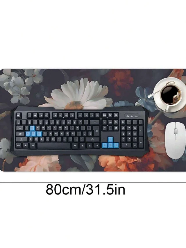 Alt view image 5 of 5 - Bks Large Extended Gaming Mouse Pad Non-Slip Base Anti-Fray Edges Desk Mat for PC Gamers Streamers