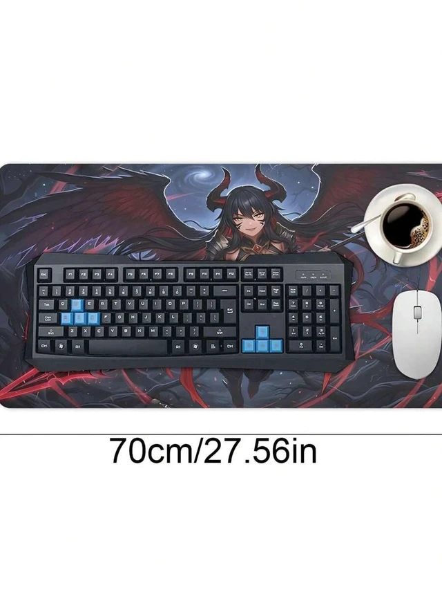 Alt view image 5 of 5 - Bks Large Gaming Mouse Pad, Non-Slip Rubber Base, Smooth Surface Desk Mat for Office Home Setup