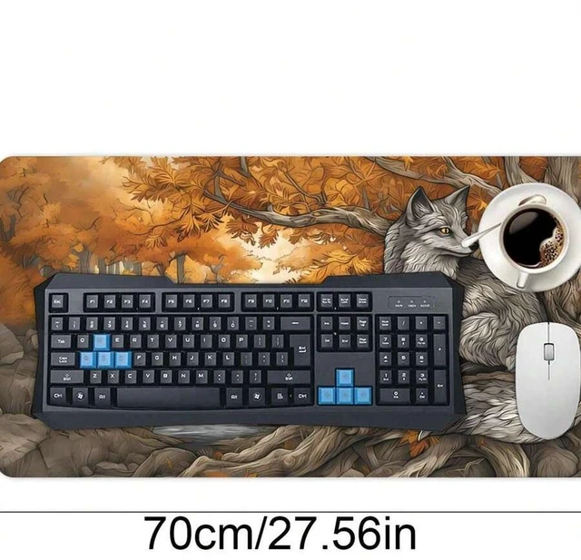 Alt view image 5 of 5 - Bks Large Extended Gaming Mouse Pad Non-Slip Base Anti-Fray Edges Desk Mat for PC Gamers Streamers