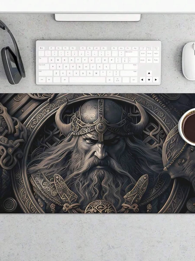 Main image of Bks Large Gaming Mouse Pad Extended Desk Mat Non-Slip Base Anti-Fray Stitched Edges For PC Gamers Streamers