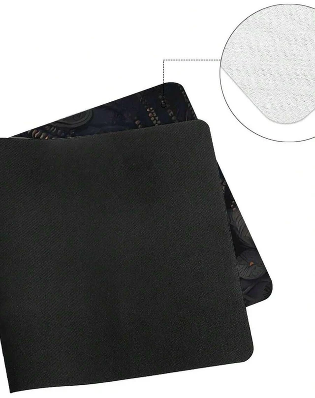 Alt view image 4 of 5 - Bks Large Gaming Mouse Pad Extended Desk Mat Non-Slip Base Anti-Fray Stitched Edges For PC Gamers Streamers