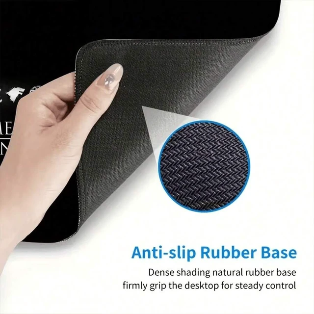 Alt view image 7 of 7 - Bks Anime Cat Mouse Pad Silicone Non-Slip Desktop Mat Gaming Keyboard Accessory Office Computer PC Gamer Laptop Mat Cute Design
