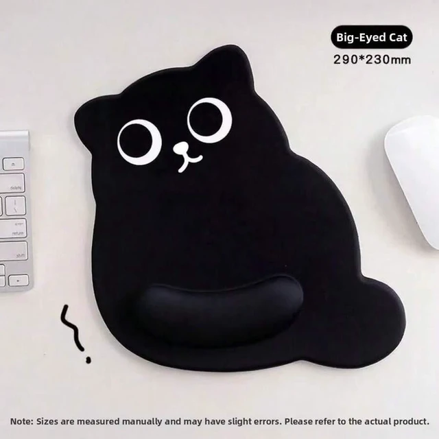 Main image of Bks Ergonomic Mouse Pad with Wrist Rest Non-Slip Fabric Comfort Typing Support for Office Computer