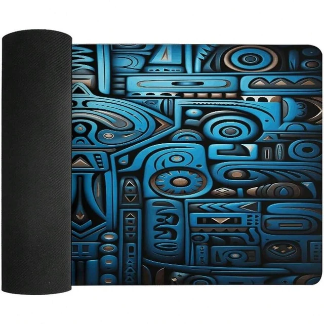 Alt view image 4 of 7 - Bks Large Gaming Mouse Pad Desk Mat Non-Slip Rubber Surface Waterproof Office Home Decor 24 Inch X 12 Inch