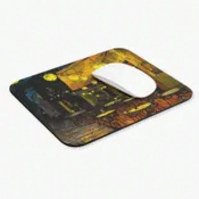Alt view image 6 of 7 - Bks Mouse Pad 9.84x11.81in Polyester Fabric Rubber Base Non-Slip Desk Mat for Office Gaming