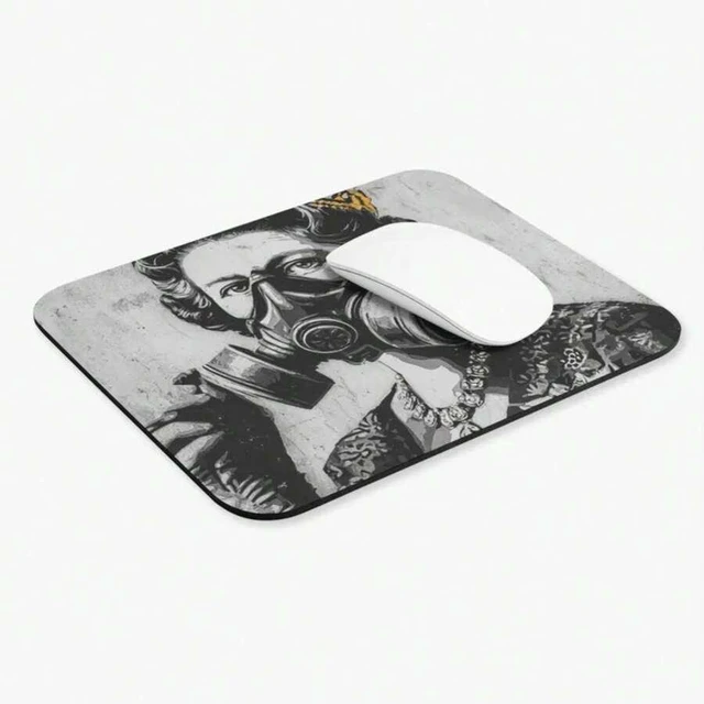 Alt view image 3 of 7 - Bks 9.84x11.81in Gas Mask Queen Mouse Pad Punk Street Art Desk Accessory Office Gaming Gift