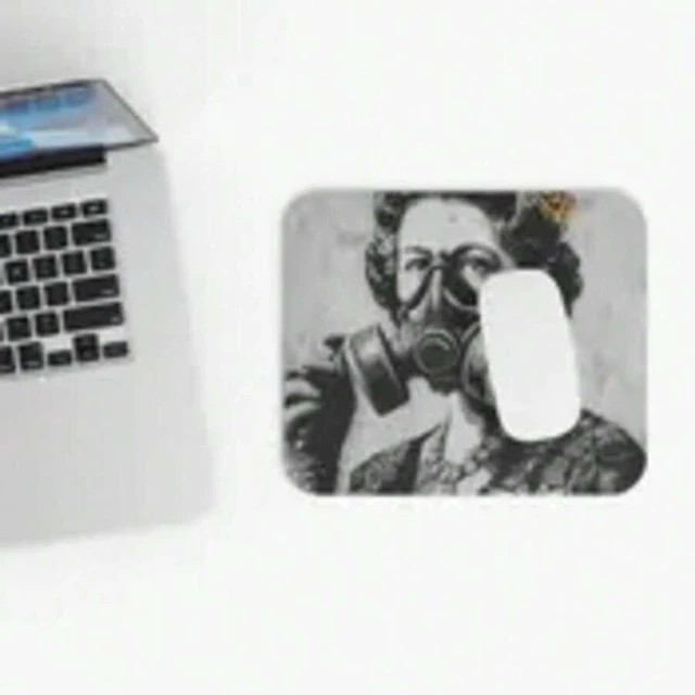 Alt view image 5 of 7 - Bks 9.84x11.81in Gas Mask Queen Mouse Pad Punk Street Art Desk Accessory Office Gaming Gift