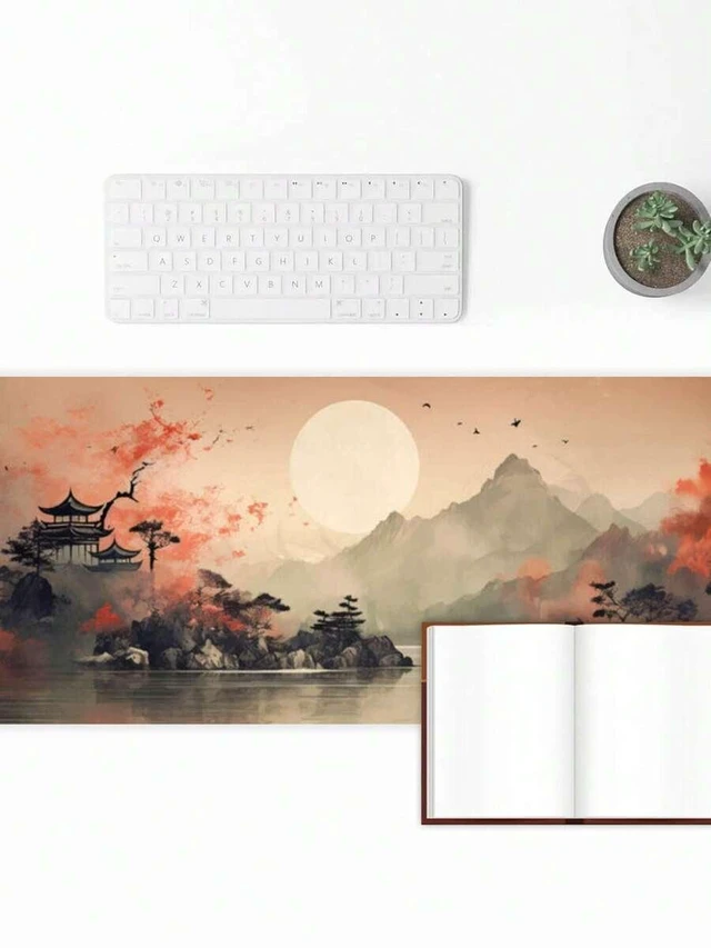 Main image of Bks Large Extended Gaming Mouse Pad 35.43 x 15.75 Inch Non-Slip Desk Mat Water-Resistant Surface for Office and Home