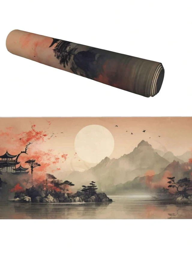 Alt view image 6 of 6 - Bks Large Extended Gaming Mouse Pad 35.43 x 15.75 Inch Non-Slip Desk Mat Water-Resistant Surface for Office and Home