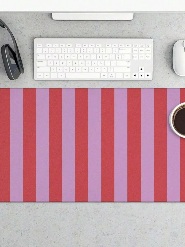 Main image of Bks Thick Mouse Pad Non-Slip Rubber Base Computer Desk Pad Office Gaming Setup Accesorries