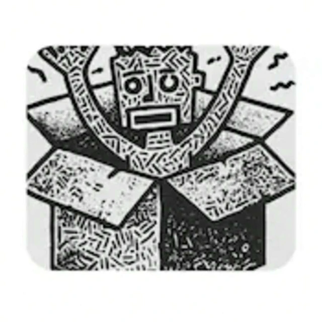 Alt view image 7 of 7 - Bks Mouse Pad 9.84x11.81in Black White Line Art Pattern Polyester Fabric Non-Slip Rubber Base for Office Gaming Desk Accessories