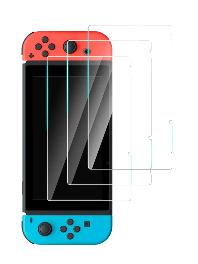 Alt view image 2 of 7 - Bks 3-Pack Tempered Glass Screen Protector Minimalist Practical Design pcs
