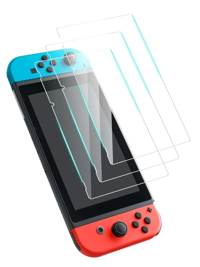 Alt view image 3 of 7 - Bks 3-Pack Tempered Glass Screen Protector Minimalist Practical Design pcs