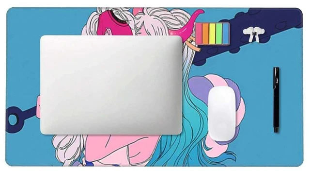 Alt view image 6 of 7 - Bks Large One Piece Sabo Gaming Mouse Pad Speed Rubber Lock Edge Desk Mat for Laptop and PC