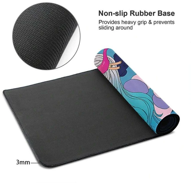 Alt view image 7 of 7 - Bks Large One Piece Sabo Gaming Mouse Pad Speed Rubber Lock Edge Desk Mat for Laptop and PC