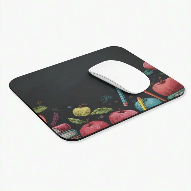 Alt view image 6 of 7 - Bks 30x25cm Chalk Doodle Classroom Mouse Pad Desk Mat for Office School Gaming Accessories