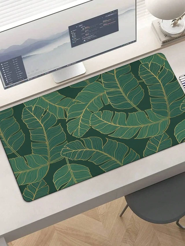 Alt view image 2 of 7 - Bks Large Gaming Mouse Pad 31.5x15.75 Inch Soft Thick Desk Mat Non-Slip Base For Keyboard Office Home