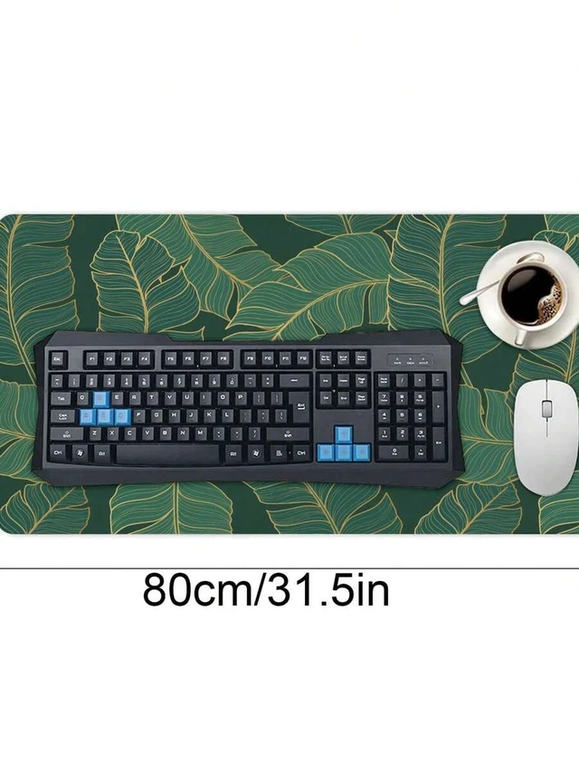 Alt view image 5 of 7 - Bks Large Gaming Mouse Pad 31.5x15.75 Inch Soft Thick Desk Mat Non-Slip Base For Keyboard Office Home
