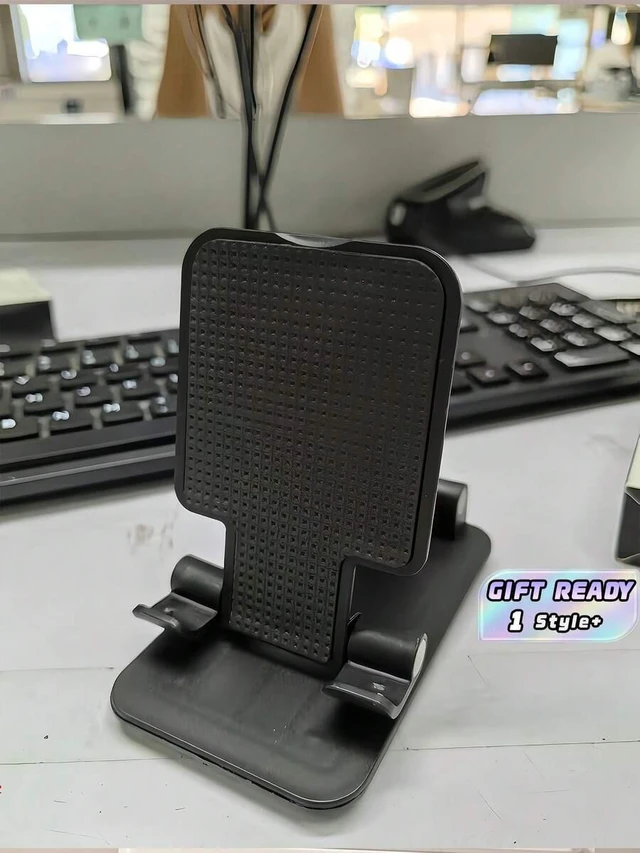 Alt view image 2 of 5 - Bks Foldable Desktop Phone Holder Stand Adjustable Portable Universal Compatible With iPhone Android For Home Office Desk Accessories