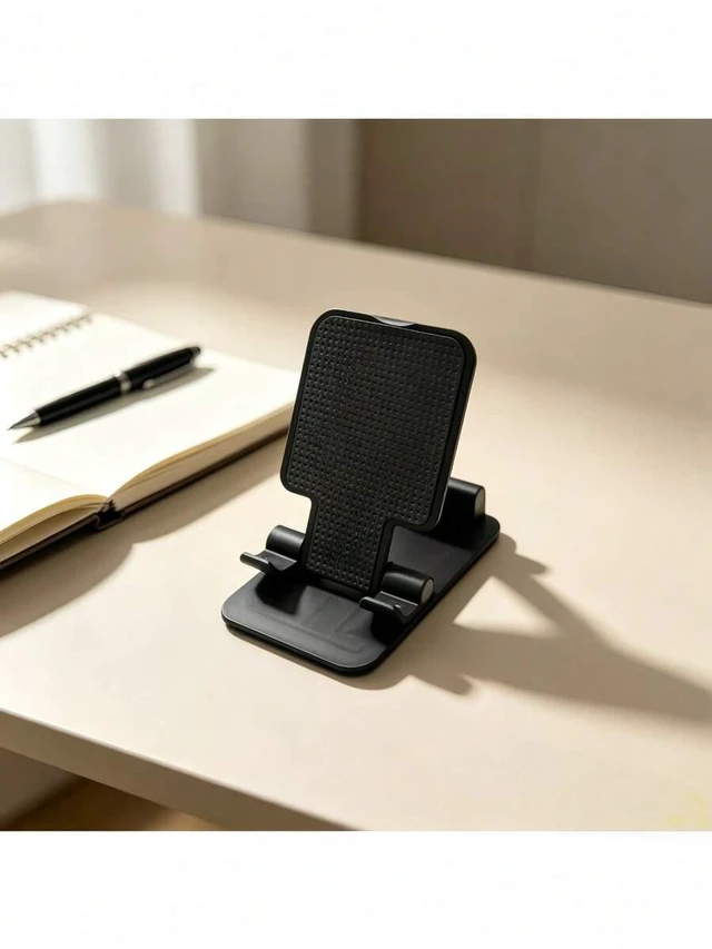 Alt view image 5 of 5 - Bks Foldable Desktop Phone Holder Stand Adjustable Portable Universal Compatible With iPhone Android For Home Office Desk Accessories