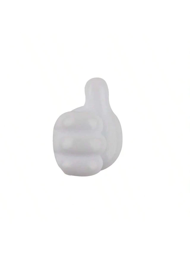 Alt view image 2 of 6 - Bks Thumb Hook Cable Organizer, Creative Cute Data Cable Management Holder, Desktop Tidy Tool, Thumb Stick Hook