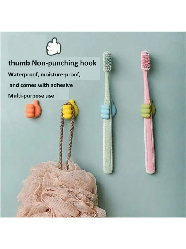 Alt view image 4 of 6 - Bks Thumb Hook Cable Organizer, Creative Cute Data Cable Management Holder, Desktop Tidy Tool, Thumb Stick Hook