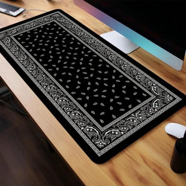 Main image of Bks Multicolor Gaming Mouse Pad 60cm x 35cm Non-Slip Rubber Base Stitched Edge Desk Mat for Laptop Desktop Office