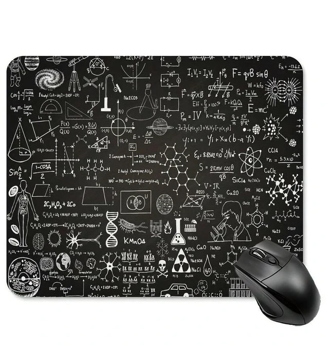 Main image of Bks Rectangular Mouse Pad Non-Slip Rubber Base Gaming Desktop Laptop Office Home Printed pc