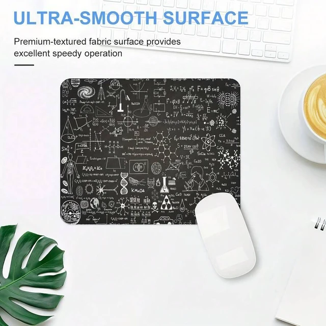 Alt view image 5 of 7 - Bks Rectangular Mouse Pad Non-Slip Rubber Base Gaming Desktop Laptop Office Home Printed pc