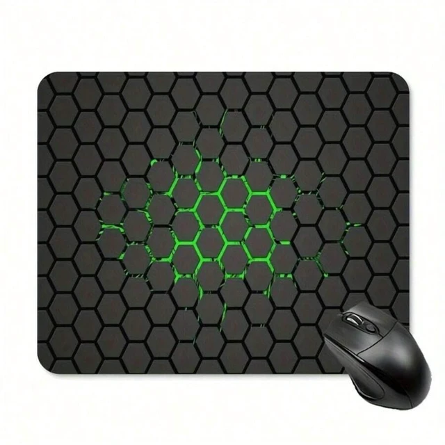 Alt view image 7 of 7 - Bks Geometric Design Mouse Pad 7.87x9.45 Inch Rubber Polyester Soft Desk Mat Home Office Decor