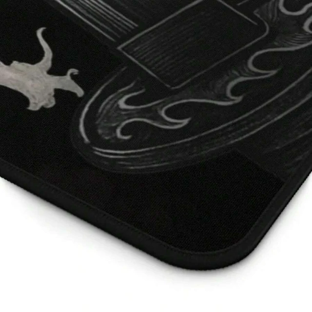 Alt view image 7 of 7 - Bks XL Gaming Mousepad Clouds Design, Large Office Desk Mat, Non-Slip Rubber Base, Smooth Surface for PC and Laptop