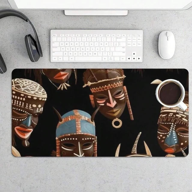 Alt view image 6 of 7 - Bks Large Gaming Mouse Pad 12x24 Inch Non-Slip Rubber Desk Mat for Office Home Desktop Foldable
