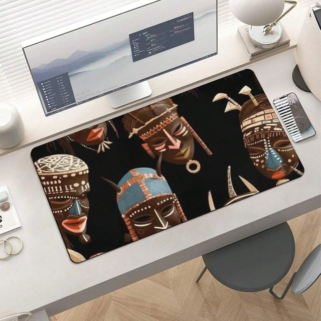 Alt view image 7 of 7 - Bks Large Gaming Mouse Pad 12x24 Inch Non-Slip Rubber Desk Mat for Office Home Desktop Foldable