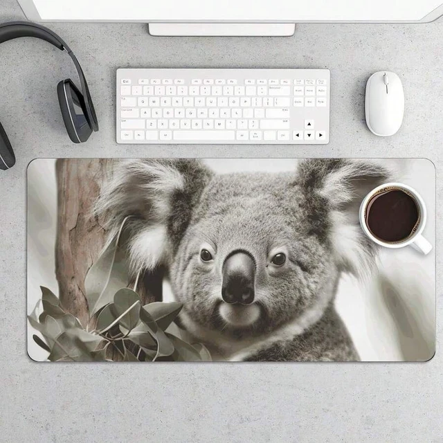 Alt view image 6 of 7 - Bks Large Waterproof Desk Pad Mouse Mat Non-Slip Rubber Surface 12x24 Inch for Office Gaming Laptop Keyboard